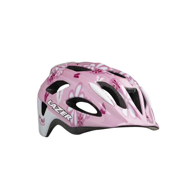 Lazer Kask P'nut Pink Flowers +Siatka