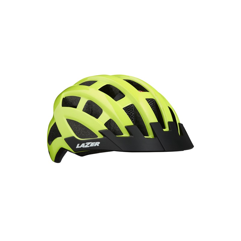 Lazer Kask Comp DLX Flash Yellow Uni +Siatka +LED