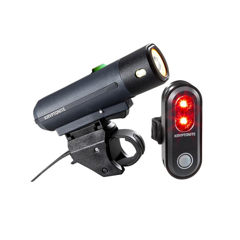 ZESTAW LAMPEK ROWEROWYCH KRYPTONITE STREET F-500/AVENUE R-45 SET