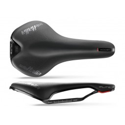 Siodło SELLE ITALIA FLITE BOOST KIT CARBONIO S (id match - S1) carbon/keramic 7x9, fibra-tek, czarne (DWZ)