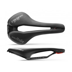 Siodło SELLE ITALIA FLITE BOOST SUPERFLOW KIT CARBONIO L (id match - L3) carbon/keramic 7x9, fibra-tek, czarne (DWZ)