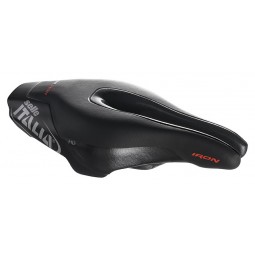 Siodło SELLE ITALIA IRON EVO KIT CARBONIO SUPERFLOW HD twarde (id match - universal) ti 316 tube 7, fibra-tek, czarne (DWZ)