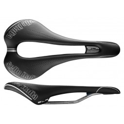 Siodło SELLE ITALIA SLR TITANIUM SUPERFLOW L (id match - L3) titanium tube 7, fibra-tek, czarne (DWZ)
