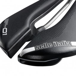 Siodło SELLE ITALIA SP-01 BOOST SUPERFLOW L (id match - L3) TI 316 Tube 7, fibra-tek, 194g czarne (NEW)