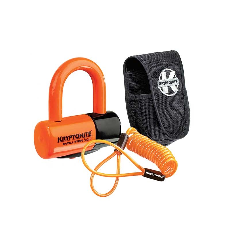 BLOKADA TARCZY HAMULCOWEJ KRYPTONITE EVOLUTION DISC LOCK PREMIUM PACK ORANGE