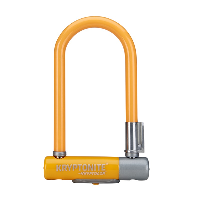 ZAPIĘCIE U-LOCK KRYPTONITE KRYPTOLOK MINI-7 LIGHT ORANGE 8,2CM X 17,8CM