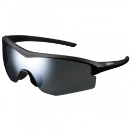Okulary Spark Mat Black Smoke Silver Mirror