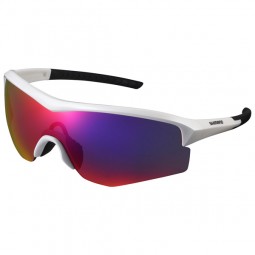 Okulary Spark Met White Smoke Red Mirror