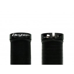 Chwyty Bicyklon twist lock-on czarne