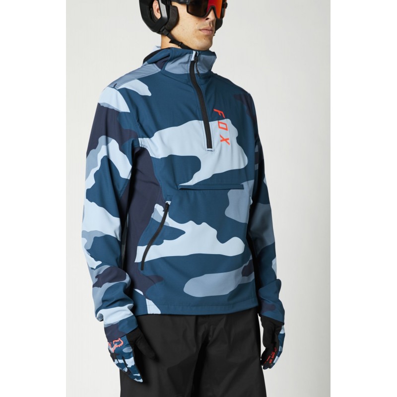 KURTKA FOX RANGER WIND PULLOVER BLUE CAMO