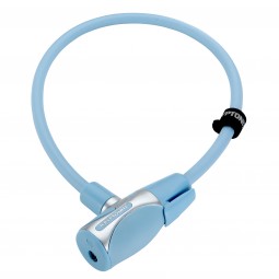 ZAPIĘCIE ROWEROWE KRYPTONITE KRYPTOFLEX 1265 KEY CBL LIGHT BLUE 12X65CM