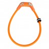 ZAPIĘCIE ROWEROWE KRYPTONITE KRYPTOFLEX 1265 NA SZYFR ORANGE 12X65CM