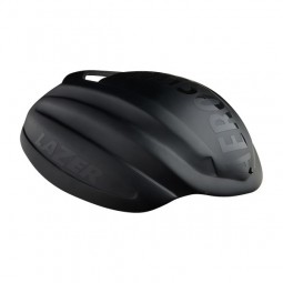 Lazer Aeroshell Blade+ Black reflective logo L