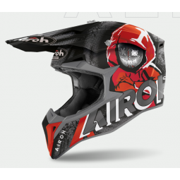 KASK AIROH WRAAP ALIEN RED MATT