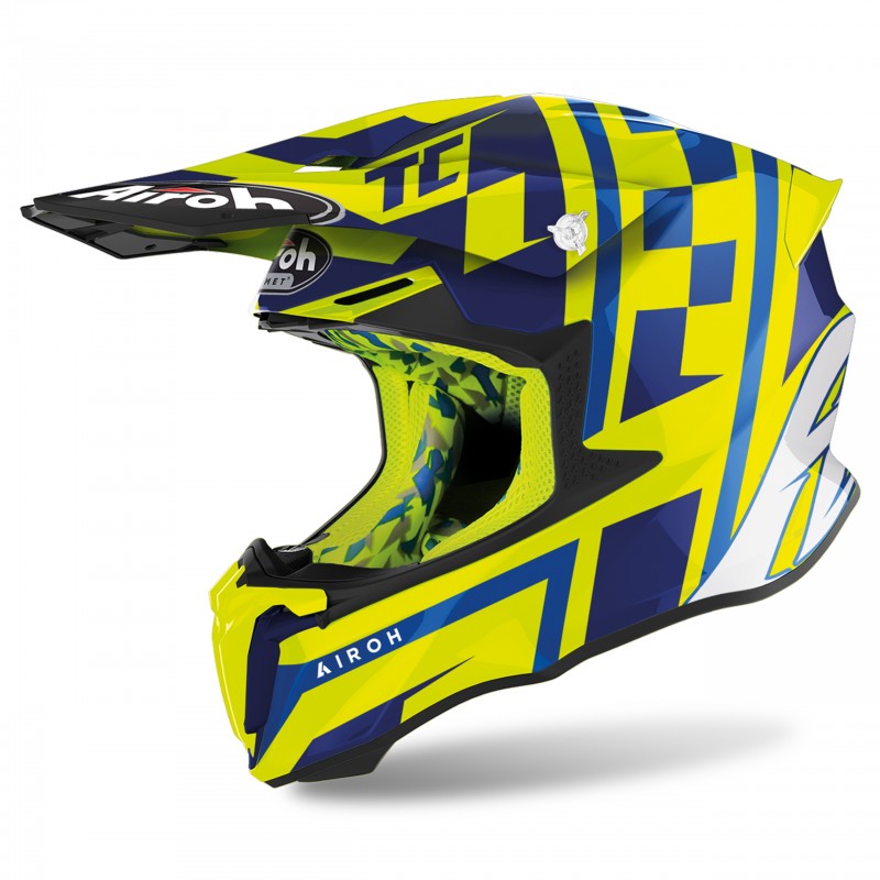 KASK AIROH TWIST 2.0 TC21 YELLOW GLOSS