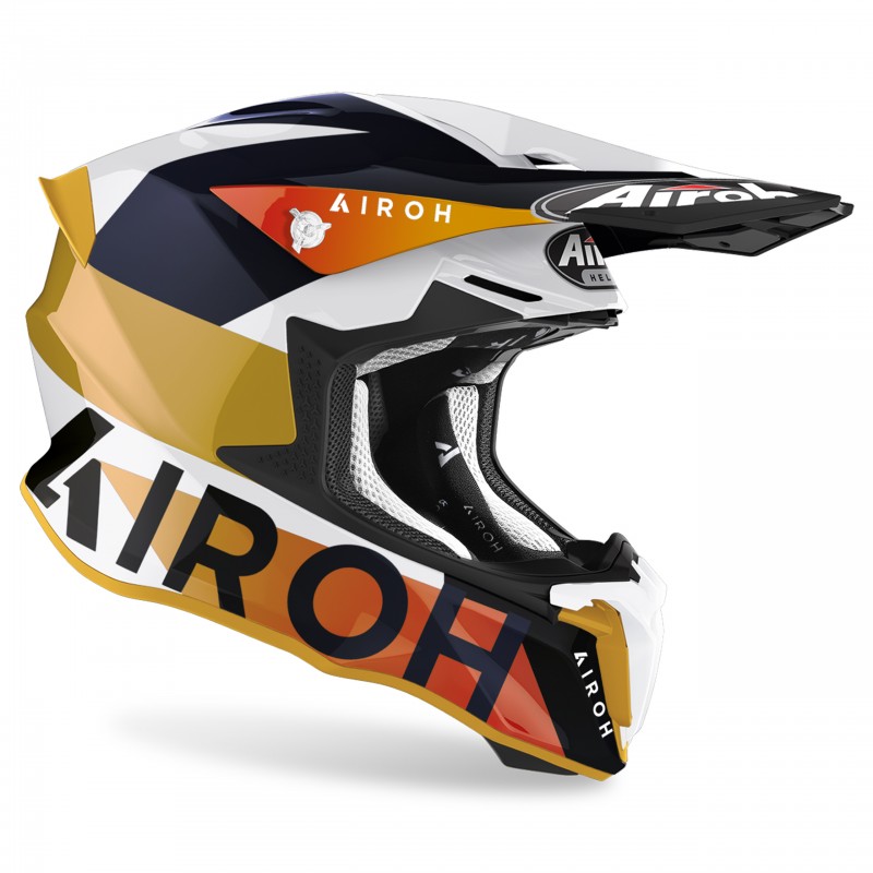 KASK AIROH TWIST 2.0 LIFT WHITE/BLUE MATT