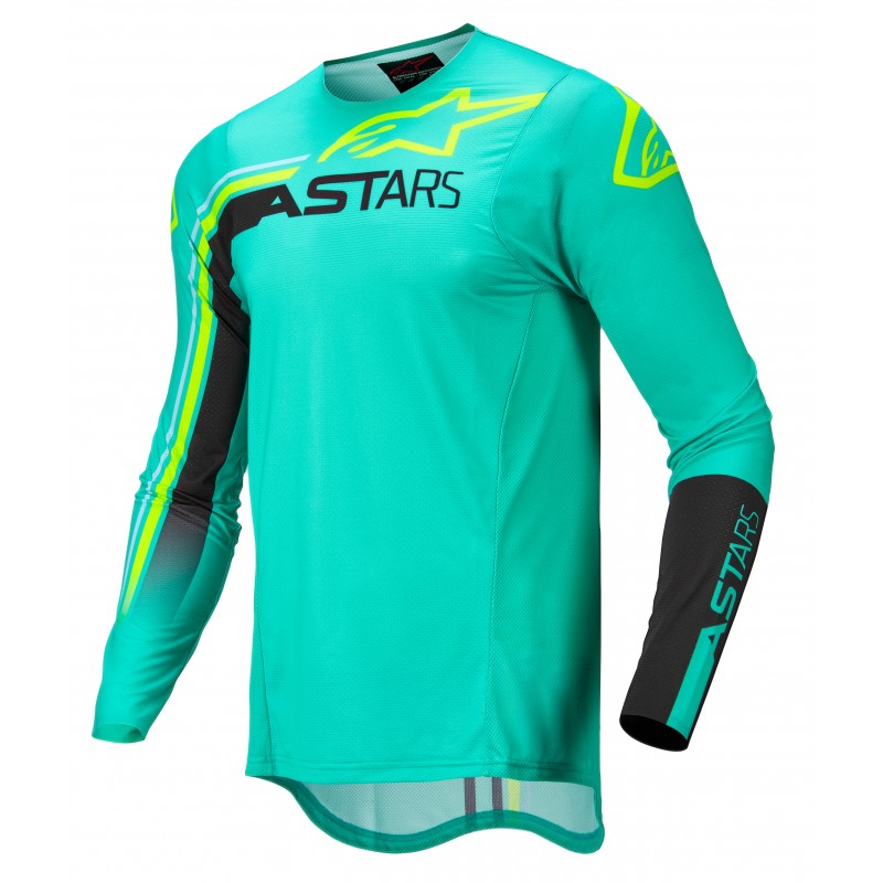 BLUZA ALPINESTARS SUPERTECH BLAZE PASTEL GREEN BLACK/FLUO YELLOW