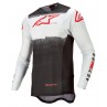 BLUZA ALPINESTARS SUPERTECH FOSTER WHITE/BLACK/FLUO RED