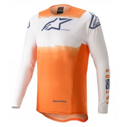 BLUZA ALPINESTARS SUPERTECH FOSTER WHITE/ORANGE DARK BLUE