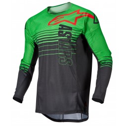 BLUZA ALPINESTARS TECHSTAR PHANTOM ANTHRACITE/NEON GREEN