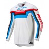 BLUZA ALPINESTARS TECHSTAR QUADRO WHITE/NEON BLUE/BRIGHT RED