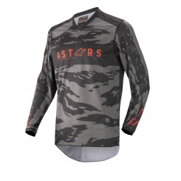 BLUZA ALPINESTARS RACER TACTICAL BLACK/GREY CAMO/FLUO RED