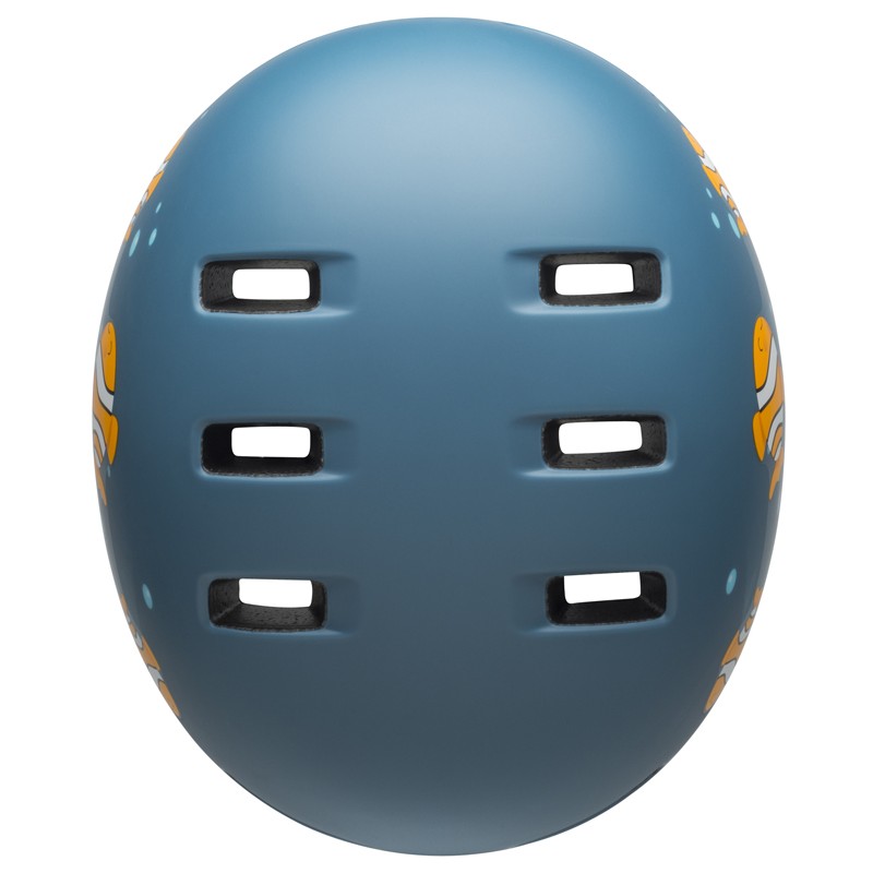 Kask dziecięcy BELL LIL RIPPER clown fish matte gray blue (NEW)
