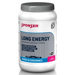 Napój SPONSER LONG ENERGY 10% PROTEIN truskawkowy 1200g (NEW)