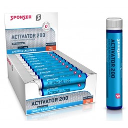 Kofeina z tauryną SPONSER ACTIVATOR 200 neutralny w ampułkach (pudełko 30 szt x 25ml) (NEW)