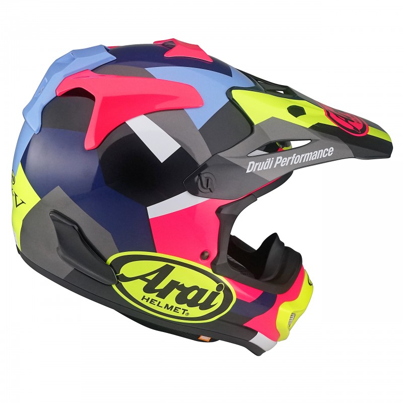 KASK ARAI MX-V BLOCK PINK