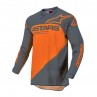 BLUZA ALPINESTARS RACER SUPERMATIC ANTHRACITE/ORANGE