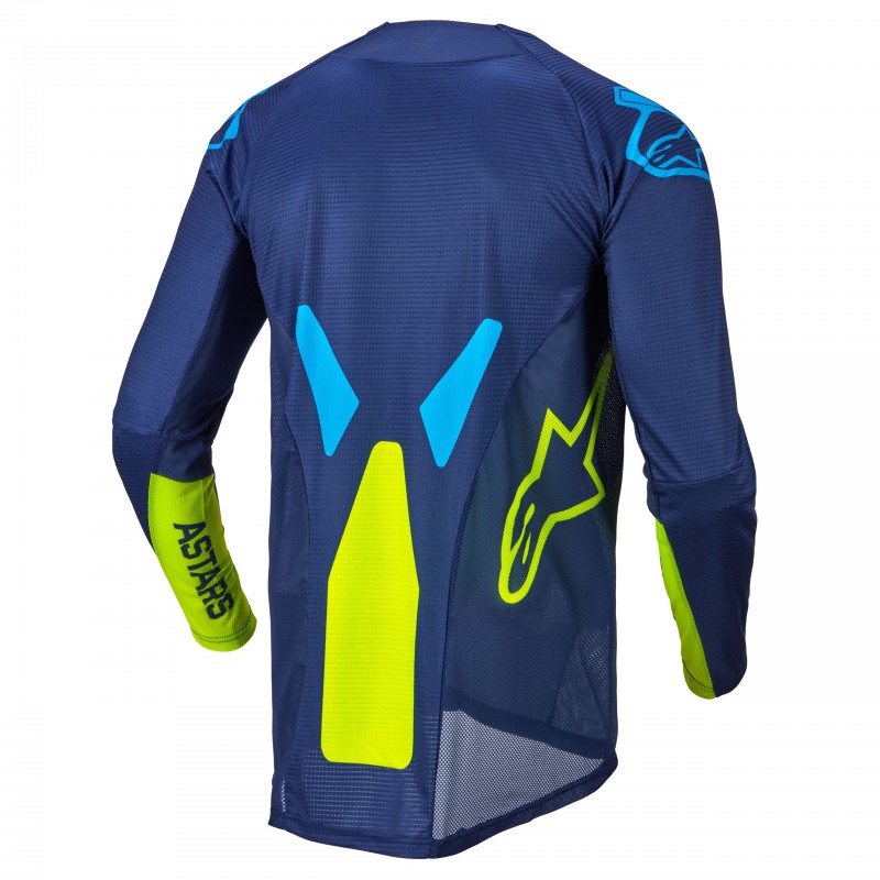 BLUZA ALPINESTARS TECHSTAR FACTORY DARK BLUE/FLUO YELLOW/BLUE NEO