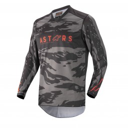 BLUZA ALPINESTARS RACER TACTICAL BLACK/GREY CAMO/FLUO RED