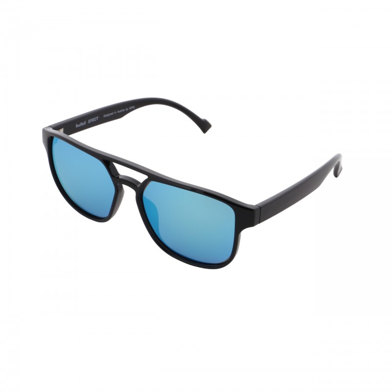 OKULARY RED BULL SPECT COOPER RX BLACK - SZKŁA SMOKE WITH BLUE MIRROR