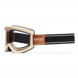 GOGLE BROGER MONTANA WHITE MATT/BLACK/GREY