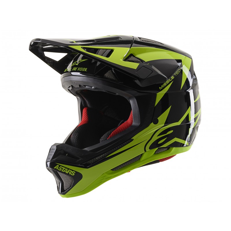 KASK ROWEROWY ALPINESTARS MISSILE TECH AIRLIFT BLACK/FLUO YELLOW GLOSSY