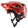 KASK ROWEROWY ALPINESTARS VECTOR TECH A1 BRIGHT RED/LIGHT GREY GLOSSY