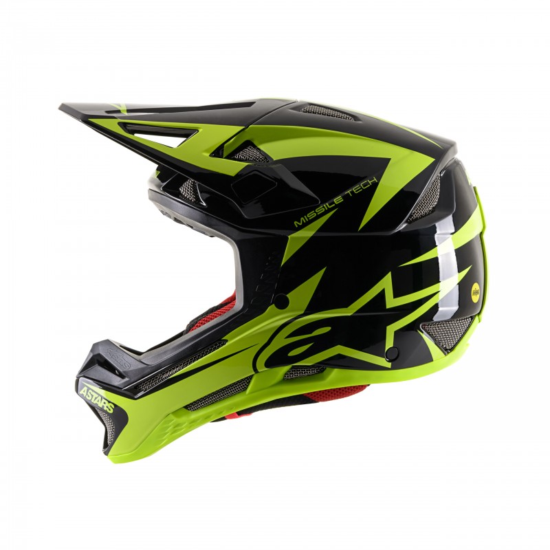 KASK ROWEROWY ALPINESTARS MISSILE TECH AIRLIFT BLACK/FLUO YELLOW GLOSSY