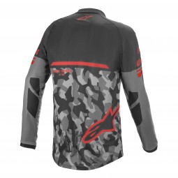 BLUZA ALPINESTARS VENTURE R GREY CAMO/FLUO RED