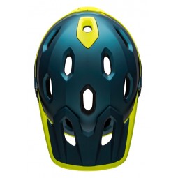 Kask full face BELL SUPER DH MIPS SPHERICAL matte gloss blue hi-viz (NEW)