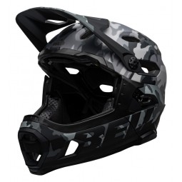Kask full face BELL SUPER DH MIPS SPHERICAL matte gloss black camo (NEW)