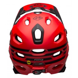 Kask full face BELL SUPER DH MIPS SPHERICAL fasthouse matte gloss red black (NEW)