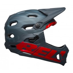 Kask full face BELL SUPER DH MIPS SPHERICAL matte blue crimson (NEW)