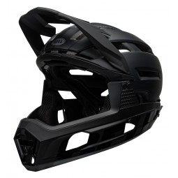 Kask full face BELL SUPER AIR R MIPS SPHERICAL matte gloss black (NEW)