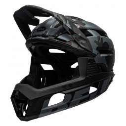 Kask full face BELL SUPER AIR R MIPS SPHERICAL matte gloss black camo (NEW)