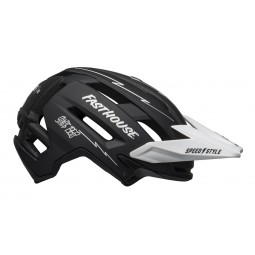 Kask full face BELL SUPER AIR R MIPS SPHERICAL matte black white fasthouse (NEW)