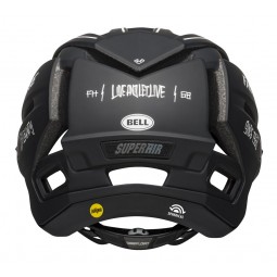 Kask full face BELL SUPER AIR R MIPS SPHERICAL matte black white fasthouse (NEW)