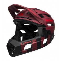 Kask full face BELL SUPER AIR R MIPS SPHERICAL matte red black fasthouse (NEW)