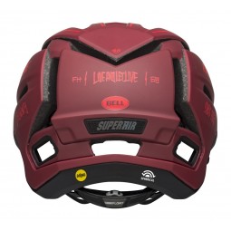 Kask full face BELL SUPER AIR R MIPS SPHERICAL matte red black fasthouse (NEW)