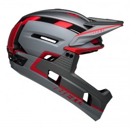 Kask full face BELL SUPER AIR R MIPS SPHERICAL matte gray red (NEW)